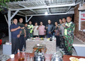 Kodim 0208 Asahan Gelar Patroli Kamtibmas, Dandim Tinjau Poskamling di Wilayah Kisaran Barat