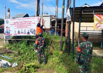Karya Bakti Kolosal Kodim 1209/Bengkayang dan Instansi Terkait Wujudkan Area Umum Bersih dan Nyaman