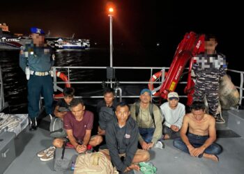 TNI AL GAGALKAN TPPO DI TANJUNG BALAI KARIMUN, 6 PMI ILEGAL DITANGKAP