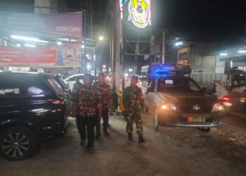 Koramil 01/AK Ajak Patroli Keamanan Bersama Anggota FKPPI Labura