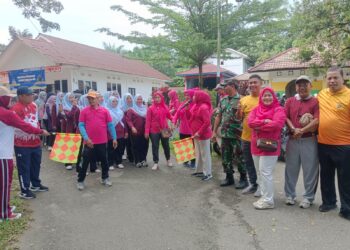 Babinsa Koramil 07/AKB menghadiri Undangan HUT PGRI ke-80 dikantor Korwil Kecamatan NA-IX-X