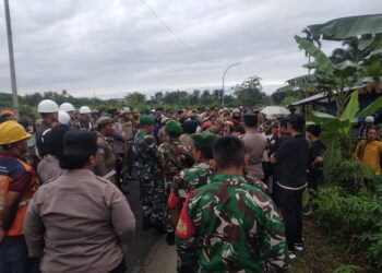 Personel Koramil 0201-02/MT Laksanakan Pengamanan Eksekusi Aset Milik Pemko Medan di Tanjung Selamat