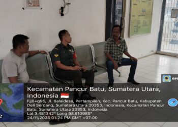 Wujud Sinergitas, Babinsa Komsos Bersama Perangkat Desa
