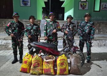 Amankan Tapal Batas, Satgas Pamtas Yonarhanud 2 Ungkap Penyelundupan Hasil Bumi dan Kendaraan