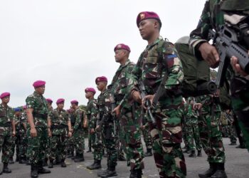 Prajurit Brigif 2 Marinir Laksanakan Apel Kesiapan PRCPB Pasmar 2