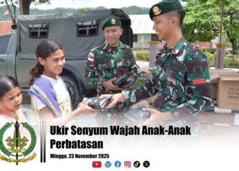 Ukir Senyum Wajah Anak-Anak Perbatasan