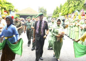Kodim 0735/Surakarta Gelar Tradisi Satuan ,Sambut Pejabat Dandim Baru Letkol Inf Arief Handoko Usman