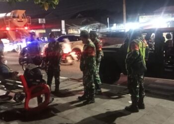 Patroli Maung dan Siskamling di Jatiasih, Koramil 04/JA Perkuat Keamanan Wilayah Bersama Tiga Pilar Dan Komduk