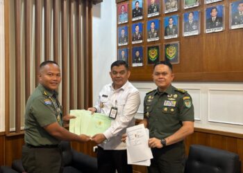 Kodam III/Siliwangi Serahkan Aset BMN Tanah dan Sertifikat Hak Pakai SMA Taruna Nusantara Kepada Biro Umum Setjen Kemhan
