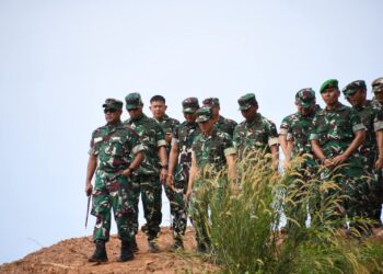 Danrem 044/Gapo Hadiri Ground Breaking Lapangan Parade dan Kompleks Gudang Terpadu Kodam II/Sriwijaya