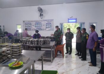 Kasdim 0806/Trenggalek Kawal Mutu Program Makan Bergizi Gratis