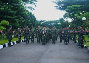 Kepala Staf Divif 1 Kostrad Sambut Purna Tugas Satgas Timsus Yonif 328 Kostrad Dengan Penuh Kebanggaan