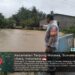 Babinsa Koramil 0201-16/TM Monitor Kondisi Banjir di Desa Lengau Seprang Akibat Meluapnya Sunga