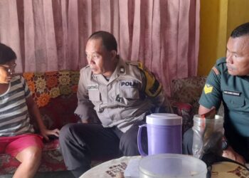 BABINSA DAN BHABINKAMTIBMAS KELURAHAN TSM 1 MELAKSANAKAN ANJANGSANA KERUMAH WARGA BINAAN