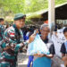 HUT Armed ke-80, Satgas Pamtas Gelar Pengobatan Massal dan Bagikan Sembako di Kenebibi