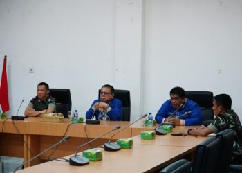 Dandim 0209/Labuhanbatu Ikuti Rakor Penanganan Bencana Bersama Menko PMK