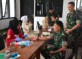Kodam XXIII/Palaka Wira laksanakan Bakti Kesehatan Peringati HUT TNI