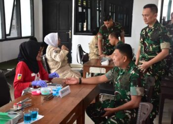 Kodam XXIII/Palaka Wira laksanakan Bakti Kesehatan Peringati HUT TNI