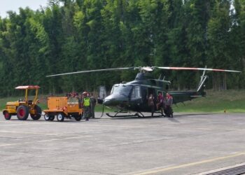 TNI AD Kerahkan Dua Helikopter Dukung Penanggulangan Bencana di Pulau Sumatera