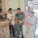 Pastikan Bansos Tepat Sasaran, Babinsa Gandekan Kawal Pendistribusian Bantuan Beras Dan Minyak Goreng