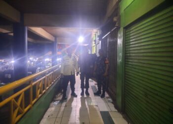 ​Jaga Keamanan Malam, Koramil 02/TB Kodim 0503/JB Intensifkan Patroli Gabungan Antisipasi Tawuran dan Balap Liar ​