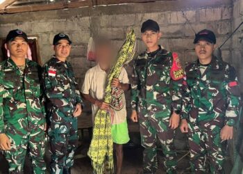 Satgas Pamtas Yonarhanud 2 Kostrad Terima Senjata Api, Wujud Kepercayaan Warga Perbatasan