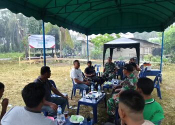 Ngopi Pagi Bareng Babinsa, Warga di Babahrot Optimis Sambut Kopdes Merah Putih