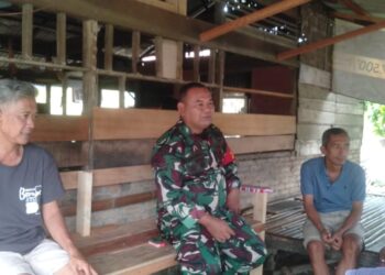 Untuk Menciptakan Situasi Yang Aman Dan Kondusif, Babinsa Laksanakan Komsos Dengan Warga Binaan