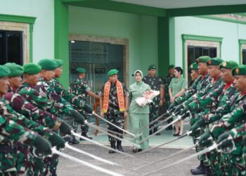Warisan Gemilang Transformasi Puslatpur Brigjen Dany Rakca diestafetkan kepada Kol inf Polsan.