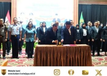 Poros Berita yang Akurat dan Terpercaya,Kapendam Sriwijaya Hadiri Pelantikan Pengurus Bakohumas Sumsel 2025-2030