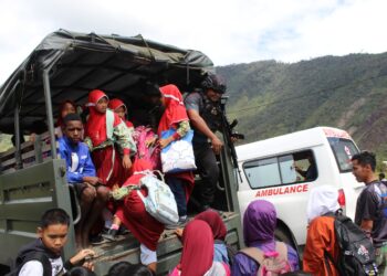 Konflik Perang Suku di Kabupaten Puncak Jaya Berhasil Diredam TNI Kodim 1714/Puncak Jaya