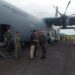 Hercules TNI AU Berhasil Mendarat di Bandara FL. Tobing Sibolga, Bawa 7 Ton Bantuan untuk Korban Bencana Tapanuli Tengah