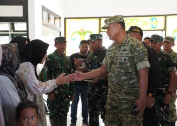 Wapang TNI Tinjau Langsung Daerah Terdampak Banjir Aceh, Tegaskan Komitmen Penanganan Cepat