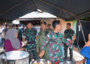 Panglima TNI Dampingi Presiden RI Tinjau Jembatan Bailey dan Pengungsian Korban Bencana di Bireuen, Aceh