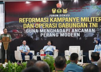 Asops Panglima TNI Buka Forum Diskusi Reformasi Kampanye Militer dan Operasi Gabungan TNI