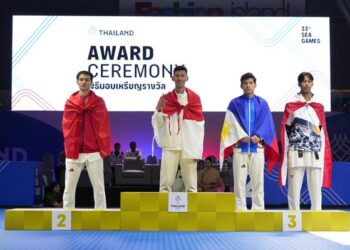 Atlet Taekwondo Indonesia Arya Danu Susilo Tambah 1 Medali Emas SEA Games 2025 di Thailand