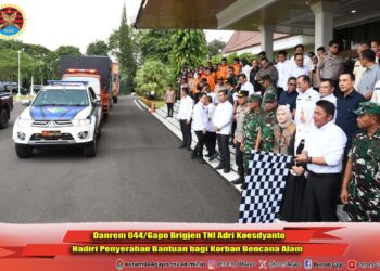Danrem 044/Gapo : TNI Selalu Berada di Tengah Masyarakat