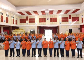 Danbrig Parako 2 Pasgat Hadiri Acara Syukuran Peringatan HUT Ke-69 PIA Ardhya Garini di Makassar