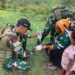 Satgas Yonif 112/DJ Laksanakan Pengobatan Gratis dan Anjangsana kepada Masyarakat Distrik Ilu