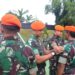 Komandan Brigade Parako 1 Pasgat Pimpin Upacara Pelepasan Prajurit Pindah Satuan