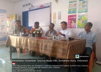 Babinsa Koramil 0201-16/TM Hadiri Rapat BUMDes Tahun Anggaran 2025 di Desa Aek Pancur