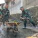 Koramil 0201-07/MT Melaksanakan Gotong Royong Di Lokasi Banjir
