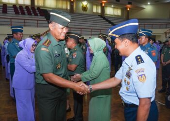 Wakil Panglima TNI Pimpin Laporan Korps Kenaikan Pangkat 139 Pati