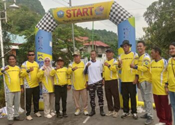 Peltu M. Hasanuddin Hadiri Kegiatan Senam Sehat dan Jalan Santai dalam Rangka Hari Jadi ke-77 Kabupaten Bintan