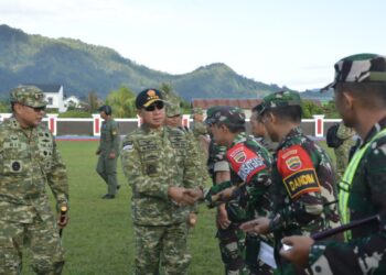 Danrem 023/KS Sambut Kunjungan Presiden RI dan Panglima TNI ke Korban Banjir Bandang dan Tanah Longsor