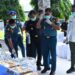 TNI AL GAGALKAN PENYELUNDUPAN RIBUAN LITER MIRAS CAP TIKUS DI SULAWESI UTARA