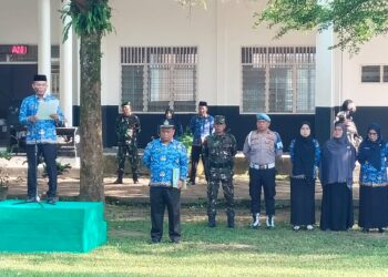 Hadiri Upacara HUT KORPRI, Danramil 01/AK Kuatkan Sinergi Bersama Pegawai Pemerintahan Kecamatan Kualuh Selatan