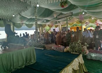 Danramil 12/LP Hadiri Pembukaan MTQ dan Festival Seni Qasidah Desa Batang Nadenggan