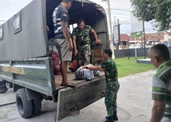 Koramil 08/RP Salurkan Bantuan untuk Korban Bencana di Sumut