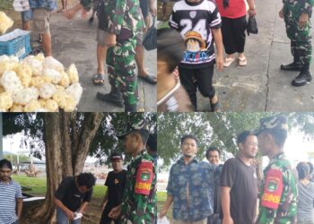 Sertu Satya Hadinata Ajak Warga Jaga Kebersihan Pelabuhan Lewat Komunikasi Sosial dan Gerakan Peduli Lingkungan